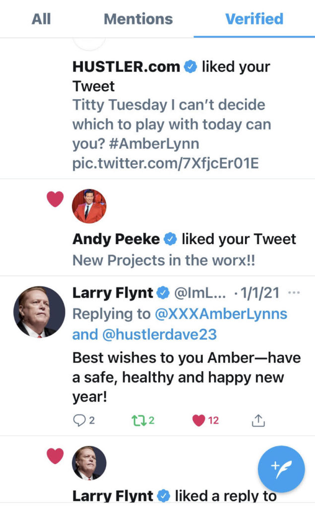 amber lynn larry flynt tweet