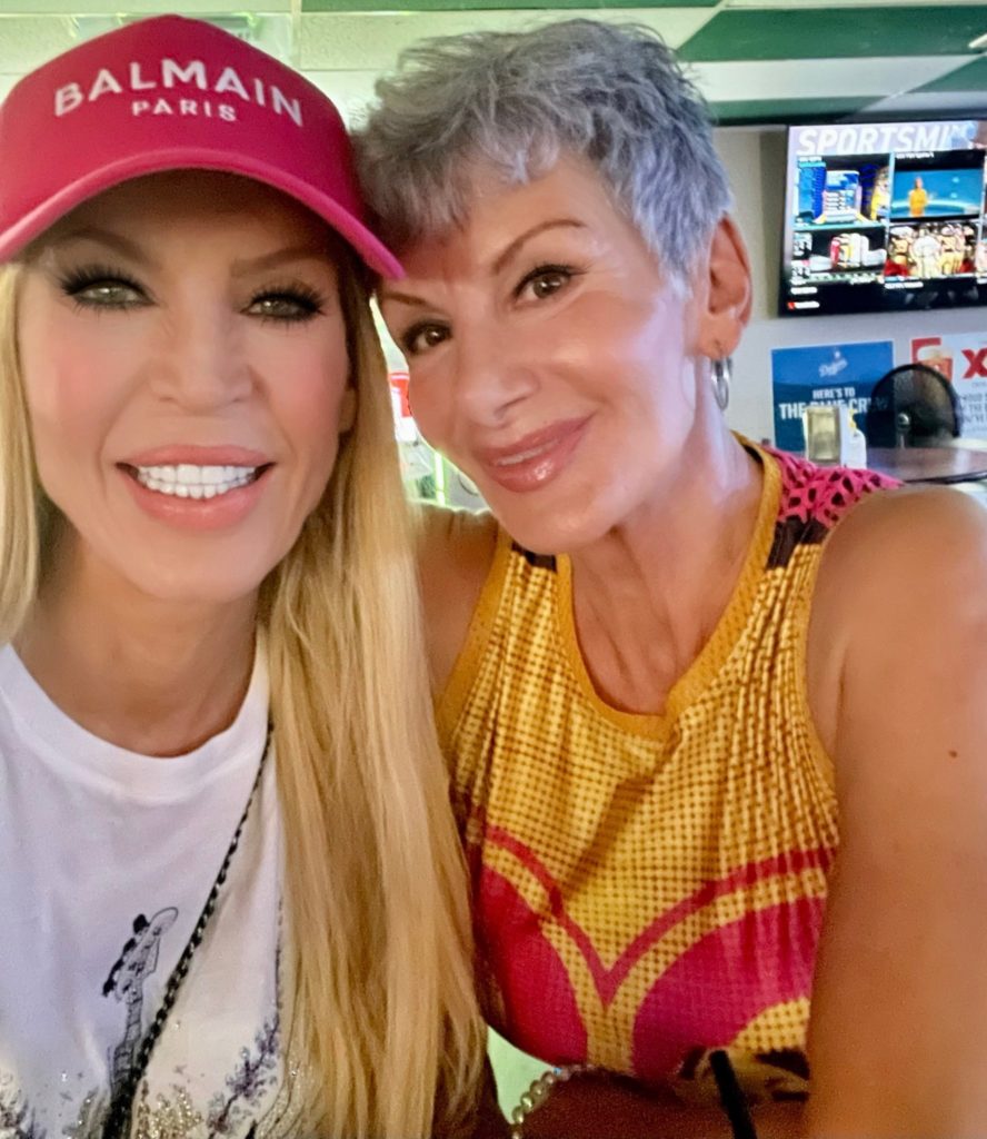 Porn stars Sharon Mitchell and Amber Lynn. Los Angeles, 2022. 