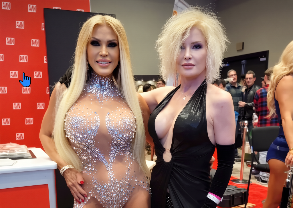 Amber Lynn and Tiffany Million